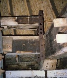 Photograph of internal machinery, Tacumshane Windmill, Wexford, Ireland
