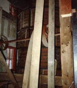 Photograph of internal machinery, Tuam Mill Museum, Galway, Ireland
