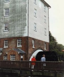 Crabble Corn Mill, Temple Ewell and River