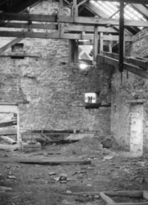 Interior looking towards wheel, Killhope Lead Mining Centre, Cowshill