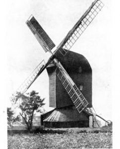 Mount Ephraim Mill, Ash, showing two spring and two common sweeps