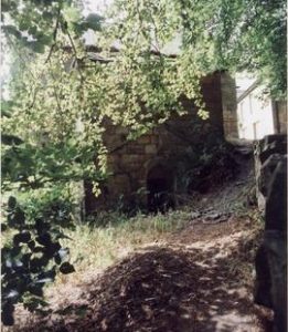 Kiln from downstream, Thrum Mill, Rothbury