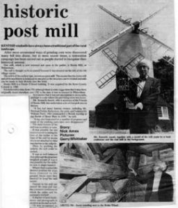 New era in life of historic post mill, Stocks Mill, Wittersham