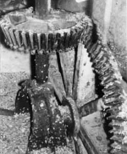 Pitwheel and wallower (lower waterwheel), Heatherslaw Mill, Ford