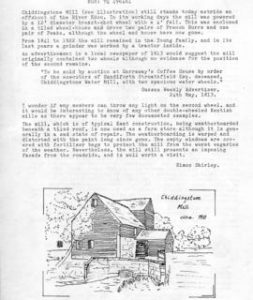 Description of mill