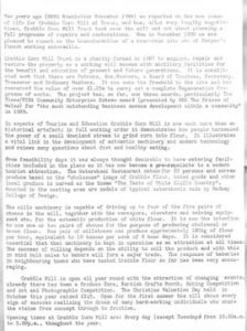Extract from publicity leaflet