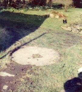 Dummy millstones, Abbey Mill, Leeds, Maidstone
