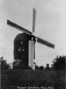 Mount Ephraim Mill, Ash, with surrounding area