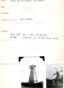 Mill details and condition