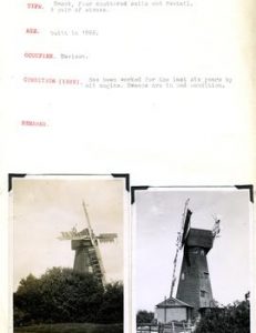 Mill details and condition