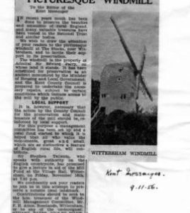 Plan to preserve a picturesque windmill