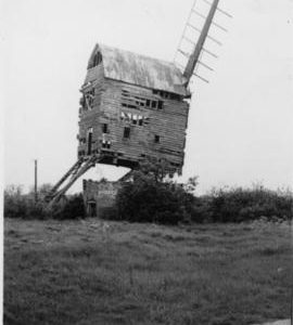 Post mill, Garboldisham, derelict