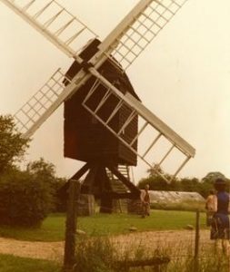Front view of post mill