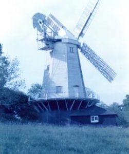 Rear 3/4 view of mill