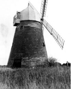 Rear 3/4 view of mill
