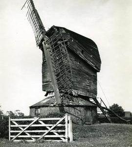 Hykeham Moor Post Mill, Lincolnshire, derelict