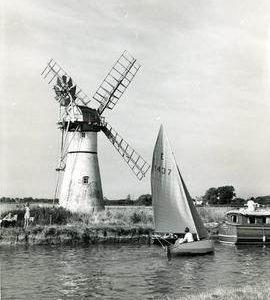 Sailboats at Thurne Staithe, Norfolk