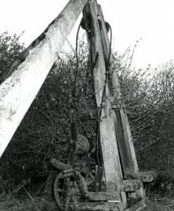 Discarded equipment at sawmill, Gunton Park, Norfolk