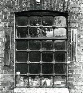 Decorated window frame, Letheringsett Mill, Norfolk