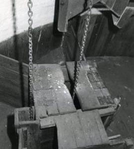 Heckington Windmill, Heckington, Lincs, Sack hoist