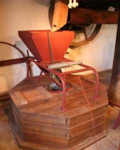 Bishop's Lydeard Mill - octagonal tun for one of two sets of stones