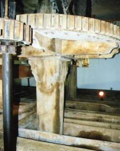 Bishop's Lydeard Mill wooden great spur gear