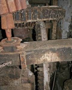 Bow Mill, Merriott - pit wheel, wallower, great spur
