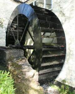 Bridgetown Mill, Exton, waterwheel working
