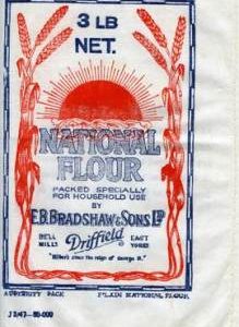 Flour Bag of  "E.B. Bradshaw and Sons Ltd"