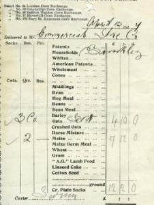 Account of The Commercial Stores, Brinkly with Flour and Grist Mills, Linton, Cambs