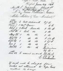 Account of W.H.S. Duggan with Eign and Scutt Mills