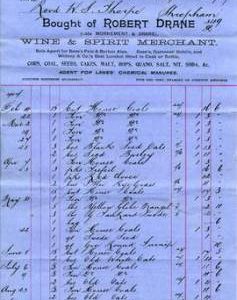 Annual account for goods supplied