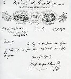 Letter of confirmation