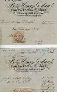 Bills for goods supplied