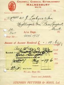 Notice of overdue account