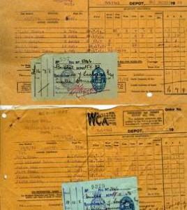 Bills and receipts for goods supplied during third quarter of 1932