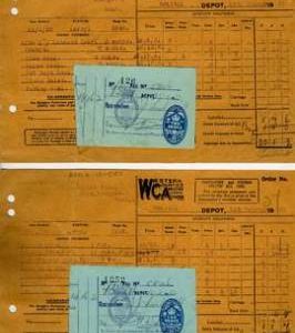 Bills and receipts for goods supplied during first quarter of 1933