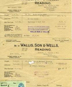 Accounts Wallis to Taylor 1948