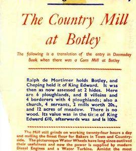 "The Country Mill at Botley"