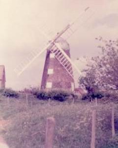Exterior view, tower mill, Napton-on-the-Hill, Warwickshire