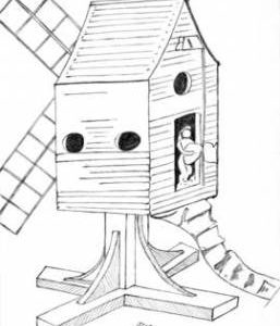 Post mill, England