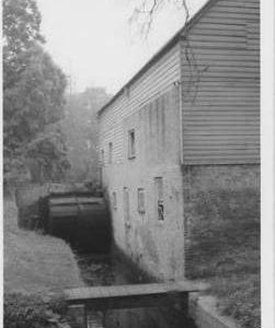 Flitwick Mill, Flitwick, wheel and tail race