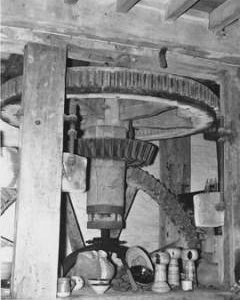 East Hendred Mill, East Hendred, internal, pit wheel, wallower, spur wheel