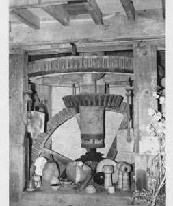 East Hendred Mill, East Hendred, internal, pit wheel, wallower, spur wheel