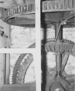 Eversley Mill, Eversley, internal, pit wheel, wallower, spur wheel