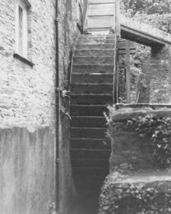 Cotehele Mill, Cotehele, overshot wheel