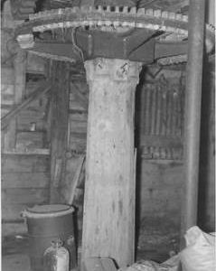 Boring Wheel Mill, Maresfield, internal, crown wheel and shaft