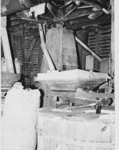 Deans Mill, Lindfield, internal, crown wheel and stones