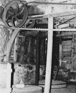 Horstead Keynes Mill, Horstead Keynes , internal crown wheel, stones