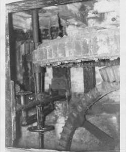 Ruckford Mill, Hurstpierpoint, internal pit wheel, wallower, spur wheel